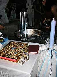 the nessesary things for baptismm